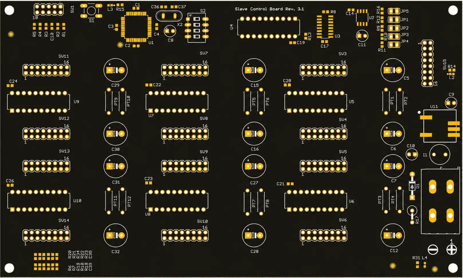 Jacquard slave board