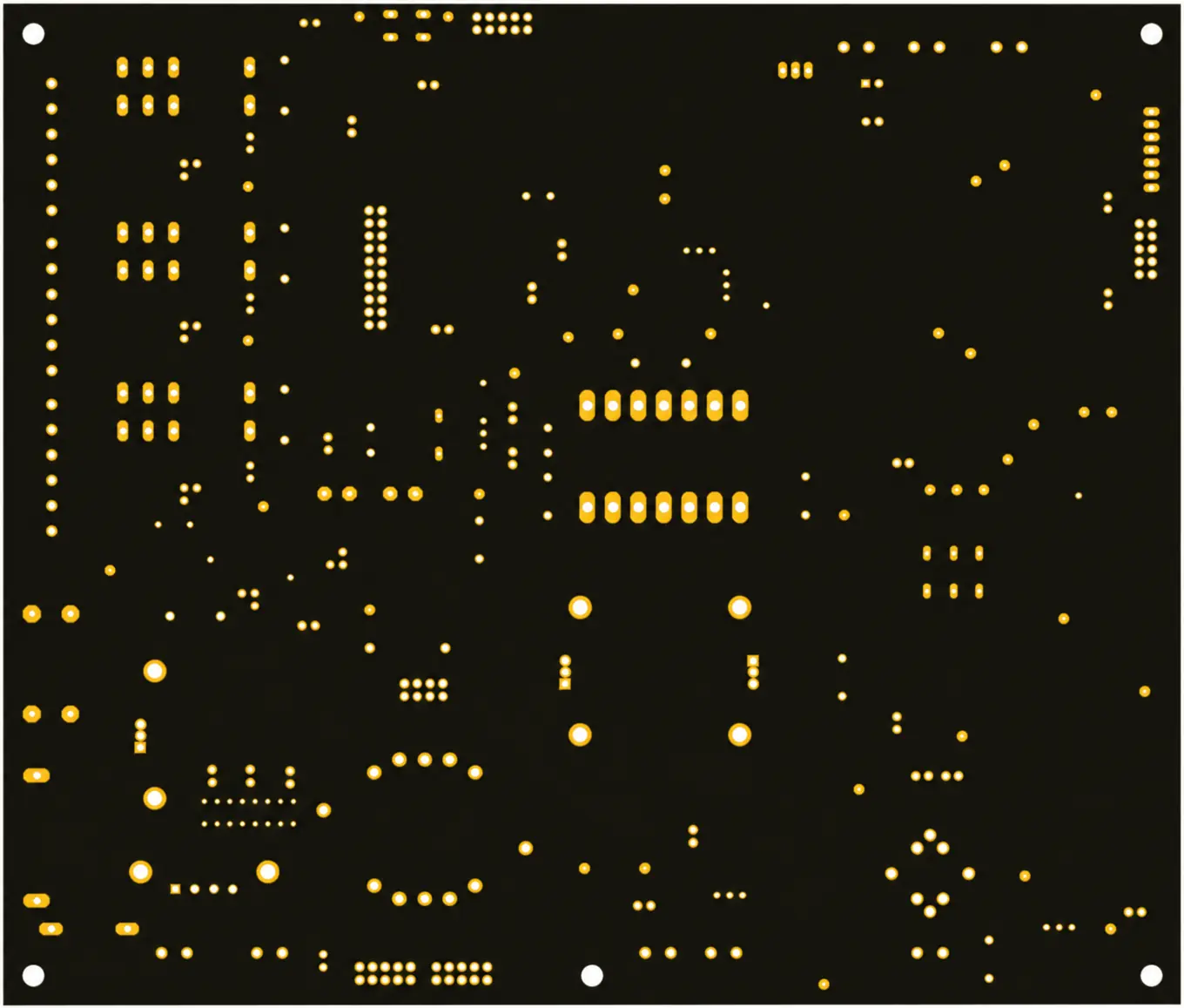 Industrial metal detector board rear