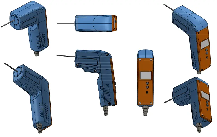 Tyre measurement device view 3