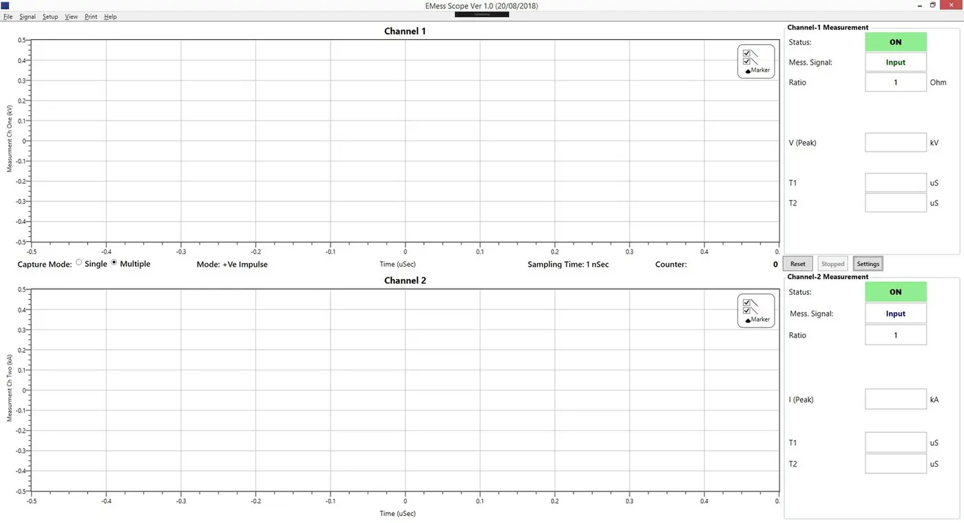 Industrial waveform measurement application