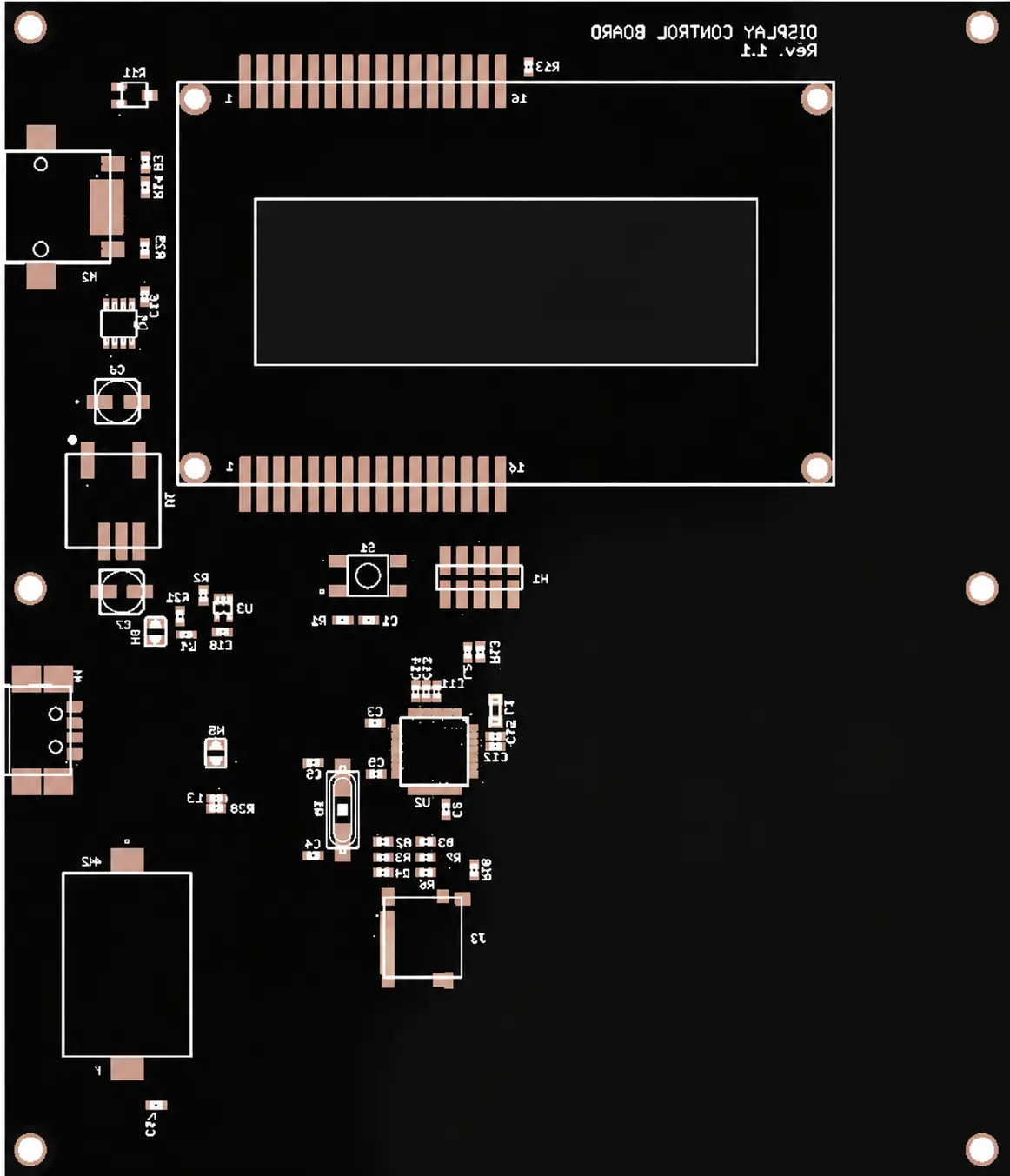 Touch panel rear